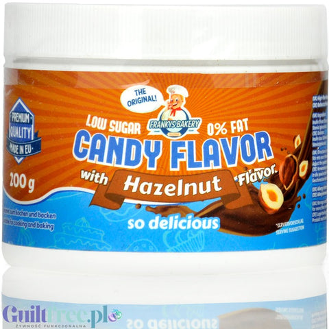 Franky's Bakery Candy Flavor Hazelnut - aromat słodzący ze stewią, Orzech Laskowy