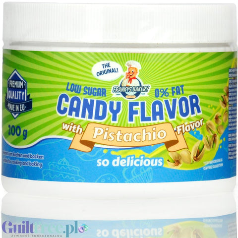 Franky's Bakery Candy Flavor Pistachio - pistacjowy aromat słodzący ze stewią i erytrolem