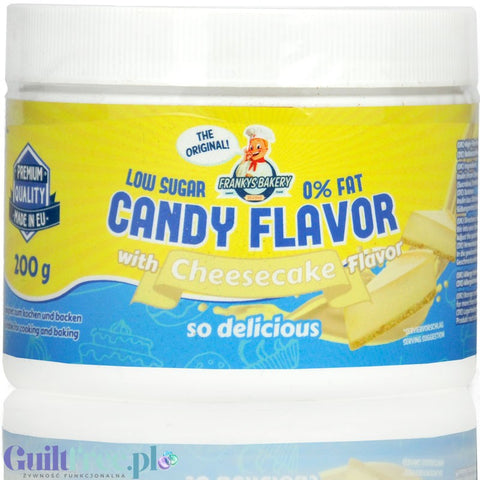Franky's Bakery Candy Flavor Cheesecake - cheesecake flavor sweetener powder with stevia and erythrol