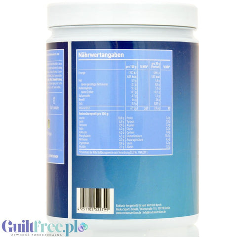 Rocka Nutrition NO WHEY PRO Pure 750g - tasteless unsweetened vegan protein supplement natural flavor.