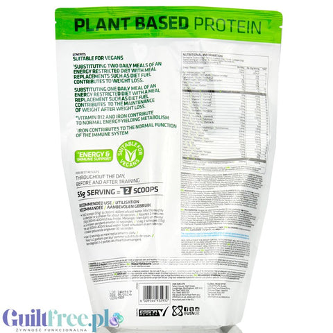 USN DietFuel Vegan Protein Meal Replacement Vanilla - vegan protein shake, meal replacement for reduction
