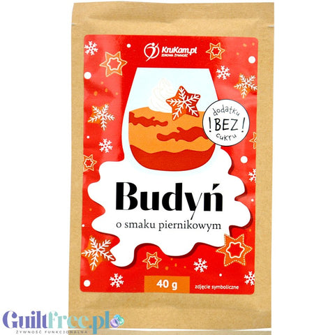 Krukam Budyń Piernikowy - budyń o smaku piernikowym, bez dodatku cukru