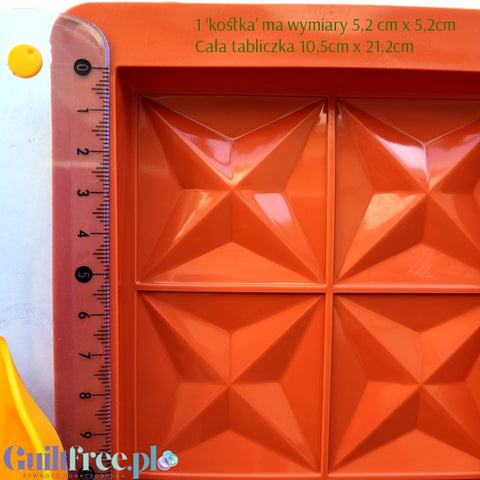 Silicone mold for Dubai Chocolate - thick 1.5cm Dubai chocolate bar