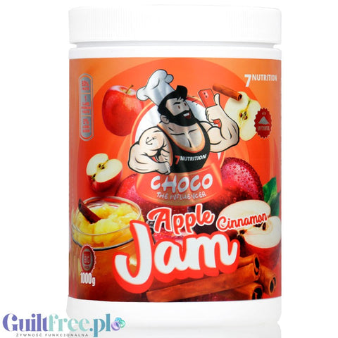 7Nutrition Apple & Cinnamon Jam - dżem frużelina jabłkowa z cynamonem bez dodatku cukru tylko 53kcal