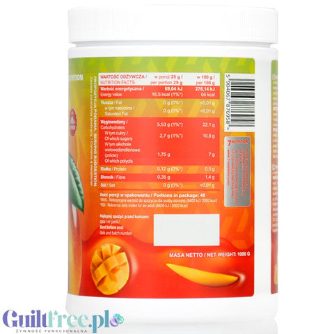 7Nutrition Mango Jam - dżem frużelina z mango bez dodatku cukru tylko 66kcal
