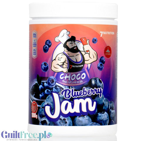 7Nutrition Blueberry Jam - dżem frużelina z borówki amerykańskiej bez dodatku cukru
