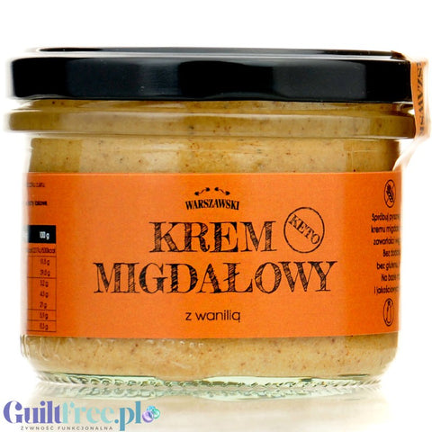 Warszawski KETO Krem migdałowy z wanilią bez dodatku cukru i maltitolu