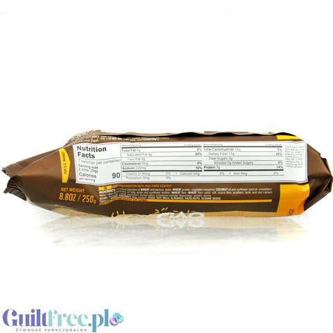 CiaoCarb Bauletto low calories food preparation - Bread with reduced carbohydrate and high in protein and fiber content *