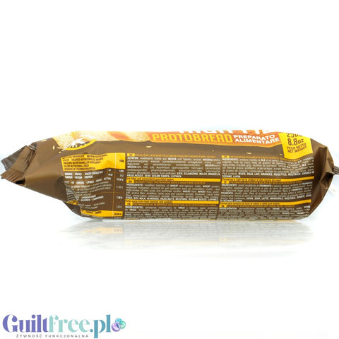 CiaoCarb Bauletto low calories food preparation - Bread with reduced carbohydrate and high in protein and fiber content *