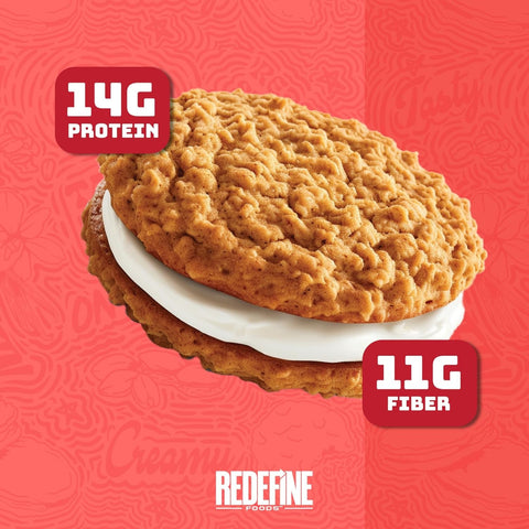 Redefine Foods Oatmeal Protein Pie, Peanut Butter - oatmeal protein pie with peanut butter