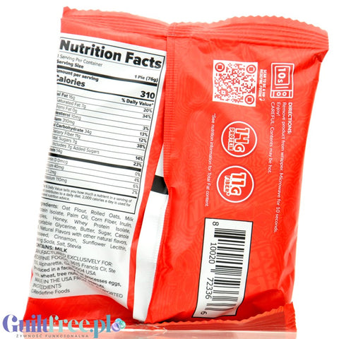 Redefine Foods Oatmeal Protein Pie, Peanut Butter - oatmeal protein pie with peanut butter