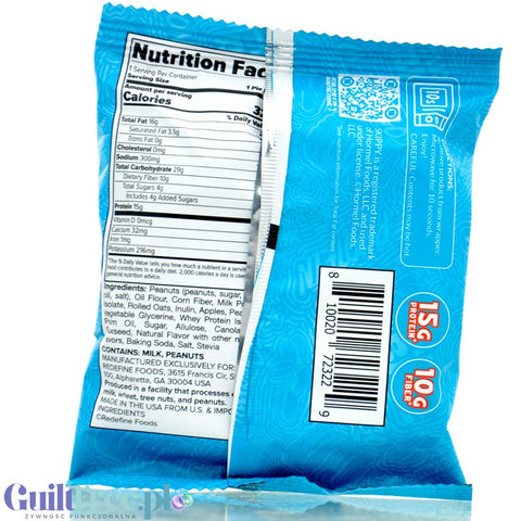 Redefine Oatmeal Protein Pie, Skippy Peanut Butter - oatmeal giga protein pie with peanut butter