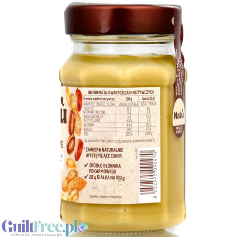 Rigoni di Asiago Bio Natu Peanut Butter 28g protein - organic, no added sugar or sweeteners.