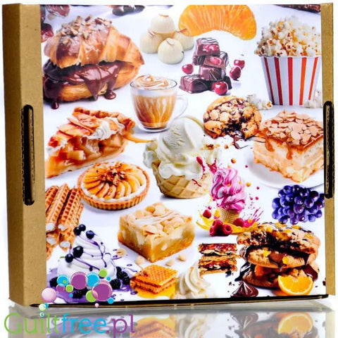 Funky Flavors Sweet 6 x 10ml, Cinnamon Evening Tester Set