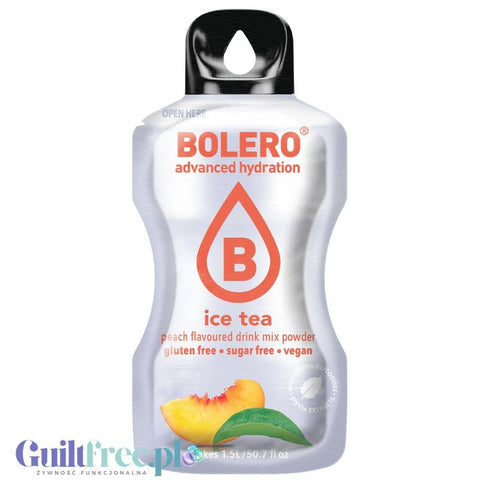 Bolero Drink Stevia Ice Tea Peach, instant, sachet 9g