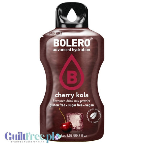 Bolero Drink Stevia Cherry Cola, instant, sachet 9g