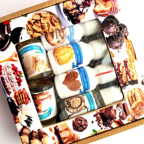 Funky Flavors Sweet 6 x 10ml, Weekend Breakfast Tester Set