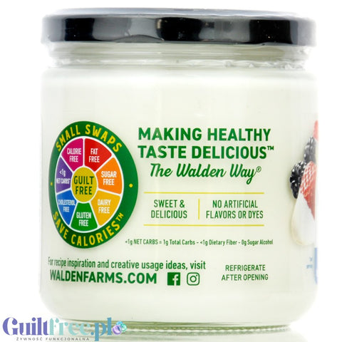 Walden Farms Marshmallow Dessert Dip - zero calorie cream flavored with vanilla marshmallow sugar marshmallows