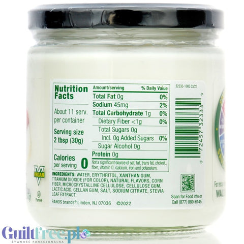 Walden Farms Marshmallow Dessert Dip - zero calorie cream flavored with vanilla marshmallow sugar marshmallows