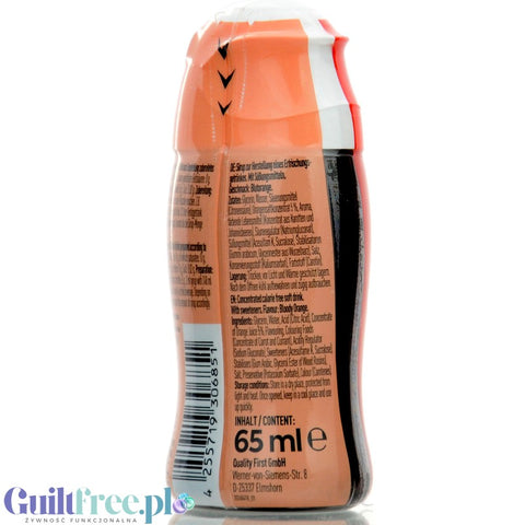 More Nutrition Zerup Blutorange for 8L - concentrated syrup for water without sugar and calories, Red Orange