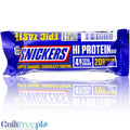 Snickers Hi Protein Peanut Caramel & Chocolatey Coating Bar, ver. USA - baton proteinowy 20g białka