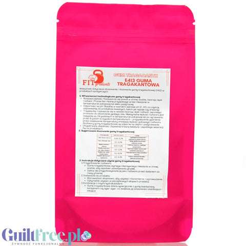 FITgridients Tragacanth gum, Tragacanth E413, thickener 25g