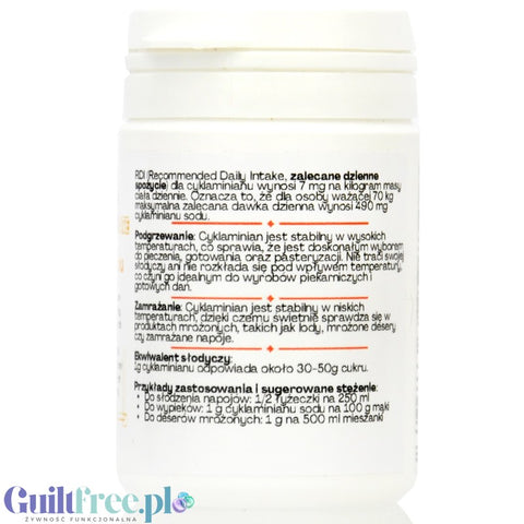 FITgridients Sodium Cyclamate - czysty cyklaminian sodu bez wypełniaczy E-952