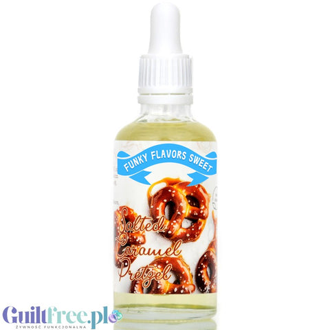 Funky Flavors Sweet Salted Caramel Pretzel - sweetened, liquid, sugar & fat free food flavoring