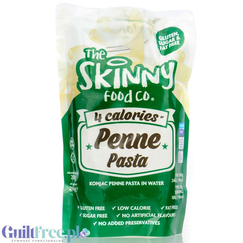 Skinny Food Penne Pasta 210g - makaron konjac 6kcal, kształt rurki pióra