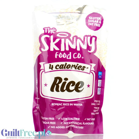 Skinny Food Rice Pasta 210g - makaron konjac 6kcal, kształt ziarenek ryżu