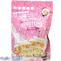 Macro Mike Almond Plant Protein, Birthday Cake - wegańska migdałowa odżywka białkowa bez glutenu, mleka i sukralozy