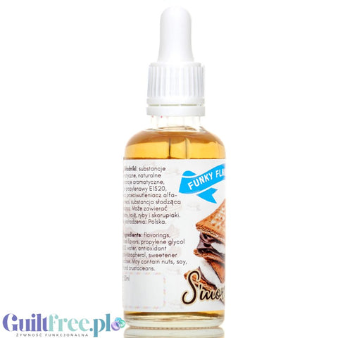 Funky Flavors Sweet S'mores - sweetened, liquid, sugar & fat free food flavoring