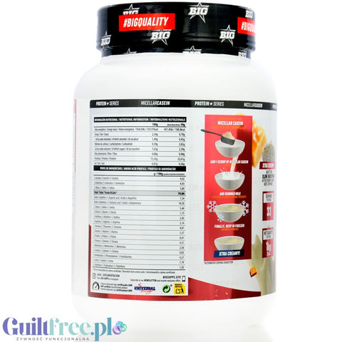 BIG® Micellar Casein, White Chocolate Salted Caramel 1kg