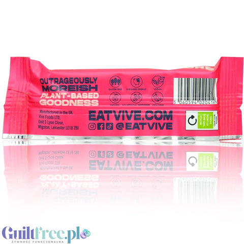 Vive Better Brownie Cherry Bakewell - gluten-free vegan protein bar, Cherry, Almonds & Dark Chocolate
