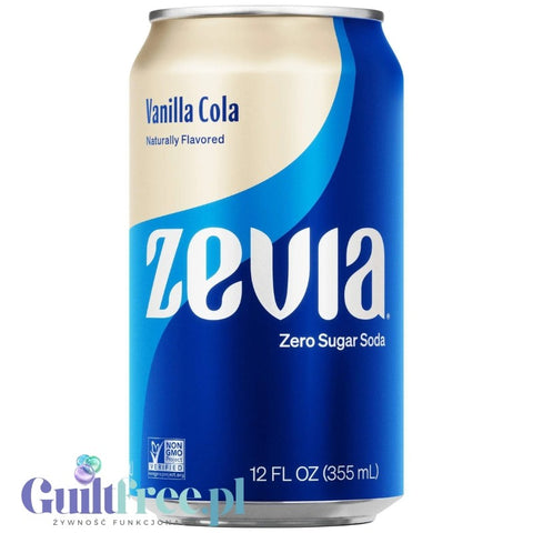 Zevia Vanilla Cola - 100% natural vanilla cola without calories with stevia
