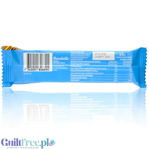 Barebells Vegan Caramel Peanut - vegan protein bar with caramel and peanuts