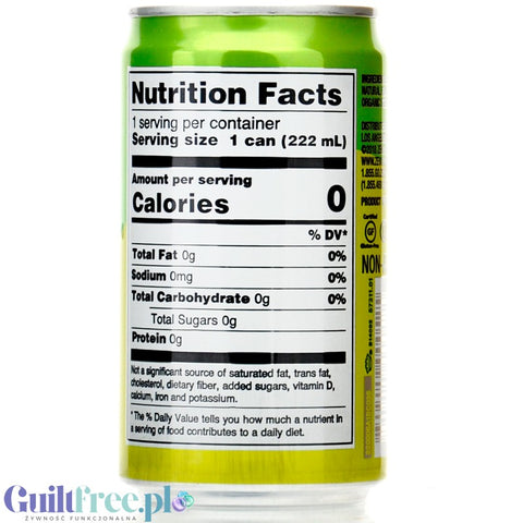 Zevia Mixer Lemon Lime Bitters - calorie-free drink with stevia, sour and bitter for drinks