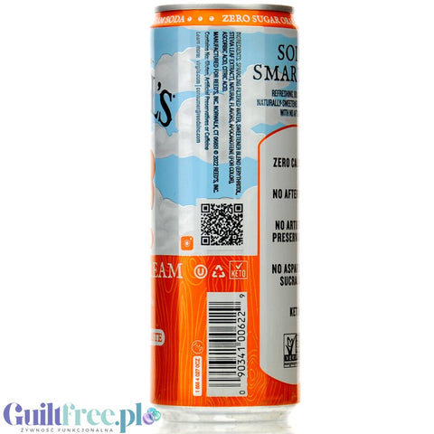 Virgil's Zero Sugar Free - Orange Soda 12oz (355ml)