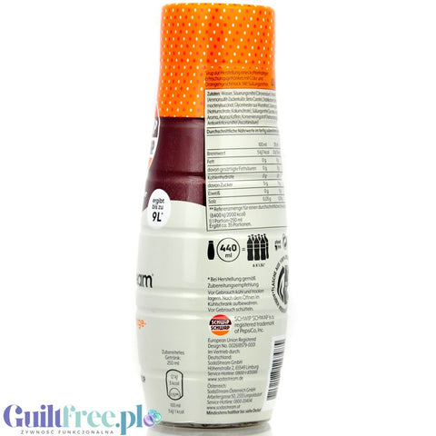 Schwip Schwap Zero SodaStream No Sugar Cola & Orange - syrop / koncentrat do wody bez cukru i kalorii 440ml