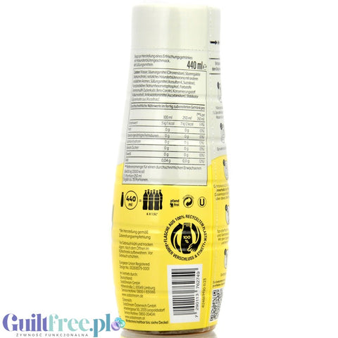 SodaStream No Sugar Holunderblüten 440ml / 9L - syrup / concentrate for sugar-free water, Elderberry Blossom