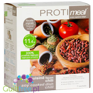 Soyja cuisiné façon chilli - vegan soy high-protein dish with kidney beans and chilli