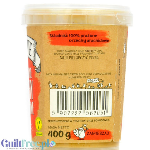 Maslove Peanut Butter Classic 400g - 100% peanut pulp