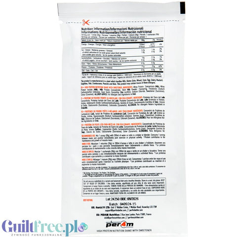 Per4m Whey Advanced Protein Vanilla Creme 30g sachet - dense protein nutrient WPC, WPI & MPC, Vanilla Cream.