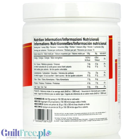 Per4m Cream of Rice, Caramel Biscuit 450g - sugar free rice gruel, recovery workout meal, Caramel Biscuit