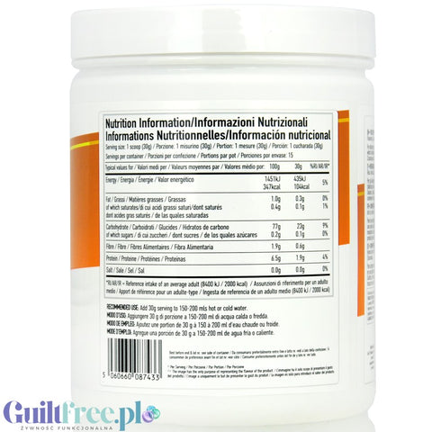 Per4m Cream of Rice, Carrot Cake 450g - sugar-free rice gruel, recovery workout meal, Carrot Cake flavor