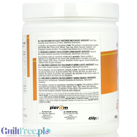 Per4m Cream of Rice, Cinnamon Donut 450g - sugar free rice gruel, recovery workout meal, flavor Cinnamon Donut