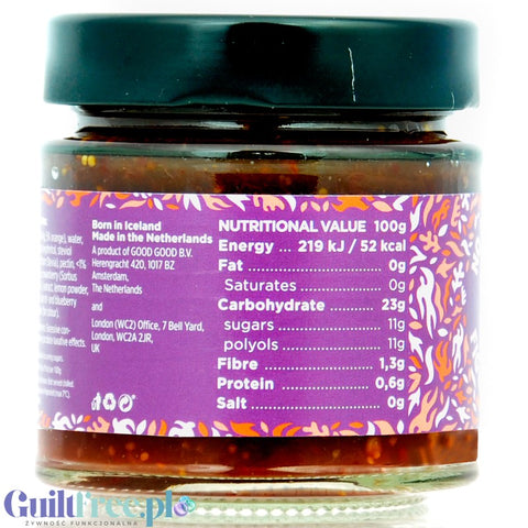 Good Good Keto Fig Chilli - dżem figowy z chilli bez cukru, tylko 52kcal w 100g