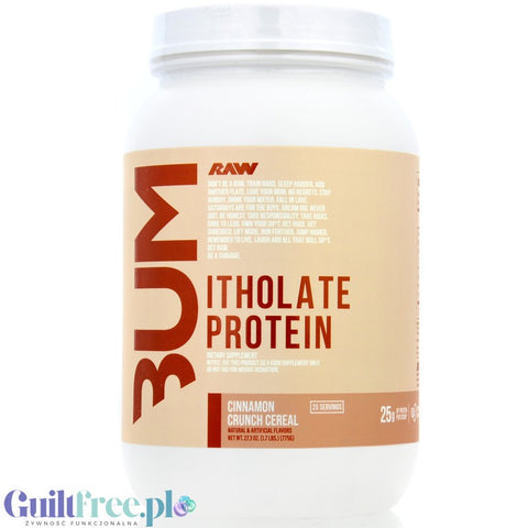 Raw Nutrition CBUM Itholate Protein, Cinnamon Crunch Cereal - unikatowy izolat WPI