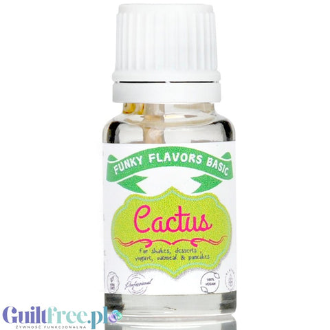 Funky Flavors Basic Cactus 10ml - Opuncja Figowa - kropelki aromatyzujące bez cukru i słodzików