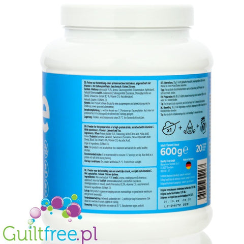 More Nutrition More Clear Peach Passion Fruit Ice Tea 0,6kg